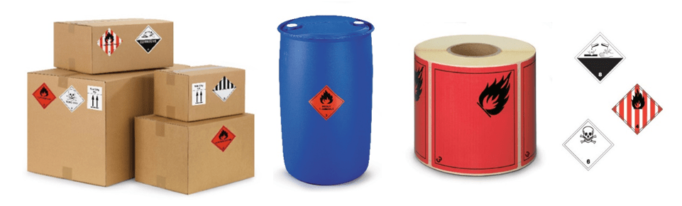 Labelling consignments with Hazard labels 