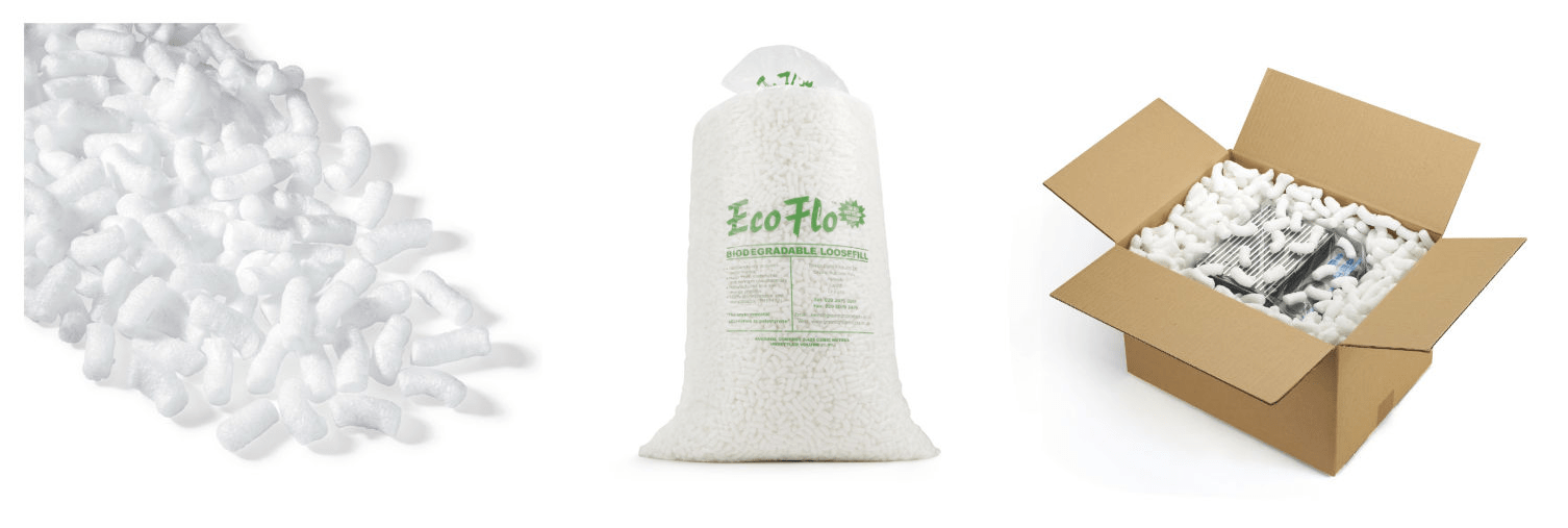Packaging peanuts otherwise known as void fill or loose fill