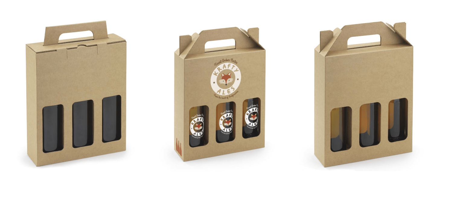 Custom printed beer boxes
