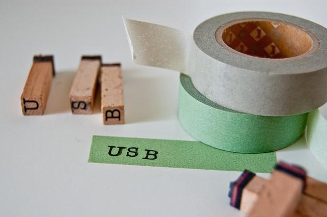 Masking tape and labelling