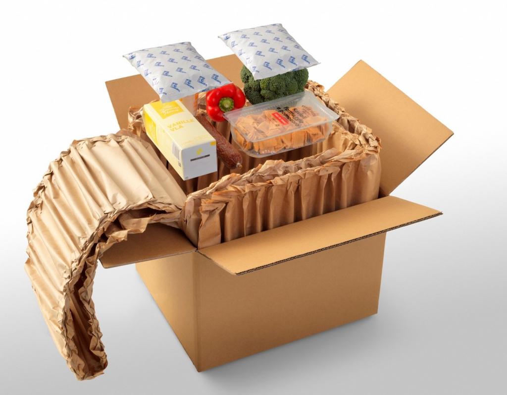 WrapPak Protector paper packaging for thermal insulation