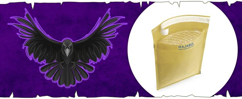 Padded envelopes to protect messages from crows