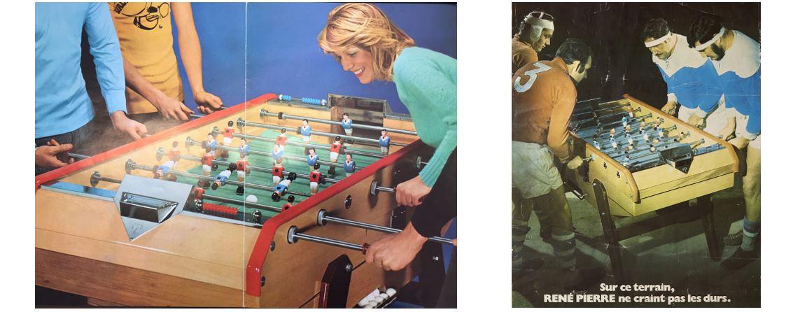 Original René Pierre football table posters