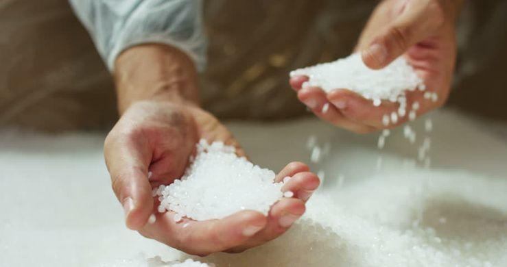 What are polyethylene pellets?