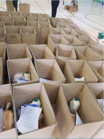 Community food boxes from Solihull Council