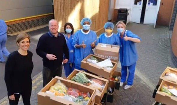 NHS Food boxes from Princess Eugenie