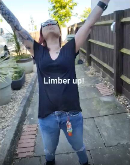 Vicky Baker galloped 2.6k, raising over £180 for MIND