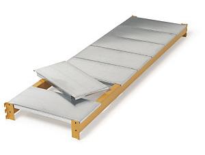 Steel shelves for longspan heavy duty warehouse shelving
