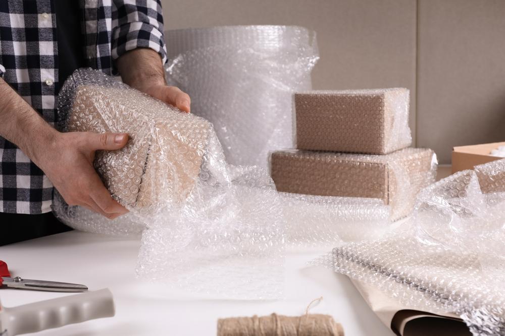 Multi-Purpose Bubble Wrap, Air Bubble Roll, Goods Protection Clear