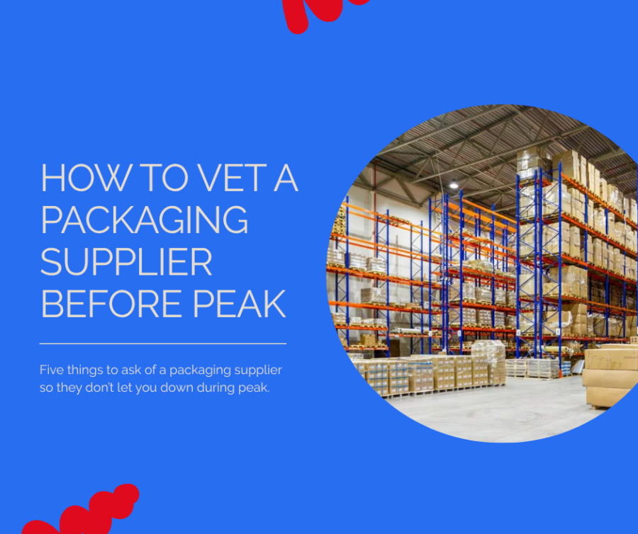 how to vet a packaging supplier